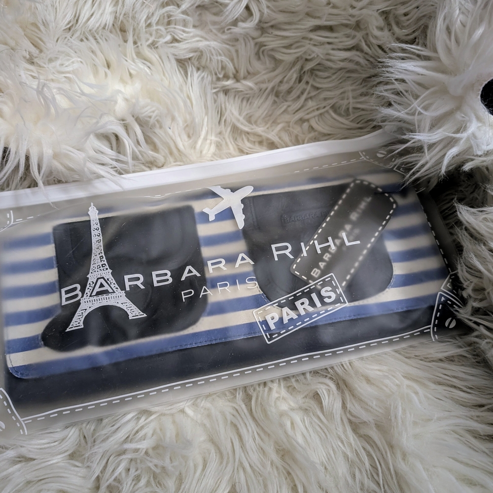 Barbara Rihl Paris Striped Pouch